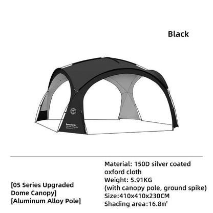 Outdoor Dome Tent With Waterproof Canopy And Optional Camping Accessories 7