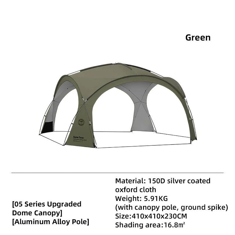 Outdoor Dome Tent With Waterproof Canopy And Optional Camping Accessories 8
