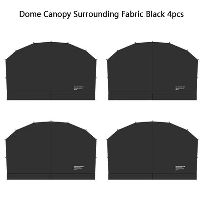 Outdoor Dome Tent With Waterproof Canopy And Optional Camping Accessories 9