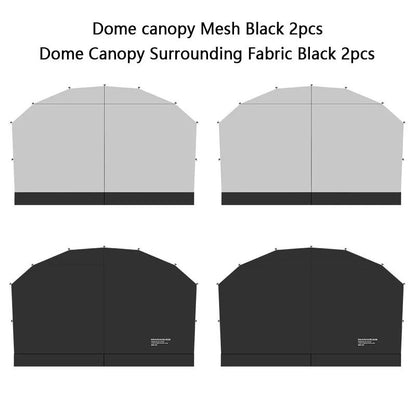 Outdoor Dome Tent With Waterproof Canopy And Optional Camping Accessories 11