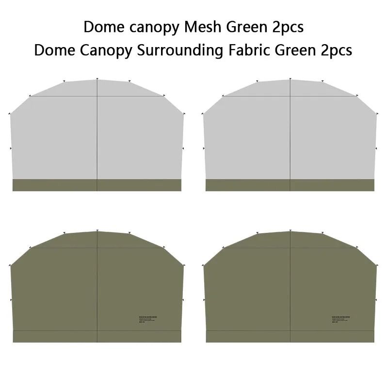 Outdoor Dome Tent With Waterproof Canopy And Optional Camping Accessories 12