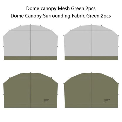 Outdoor Dome Tent With Waterproof Canopy And Optional Camping Accessories 12