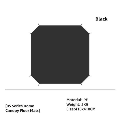 Outdoor Dome Tent With Waterproof Canopy And Optional Camping Accessories 14