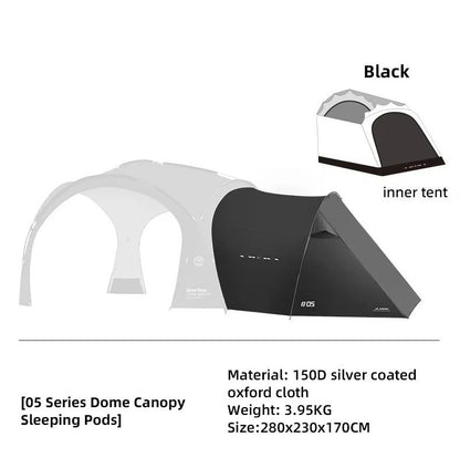 Outdoor Dome Tent With Waterproof Canopy And Optional Camping Accessories 15
