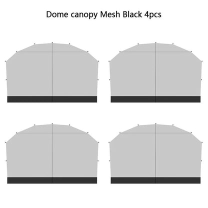 Outdoor Dome Tent With Waterproof Canopy And Optional Camping Accessories 16