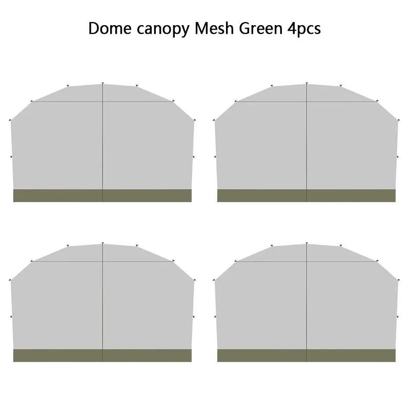 Outdoor Dome Tent With Waterproof Canopy And Optional Camping Accessories 17