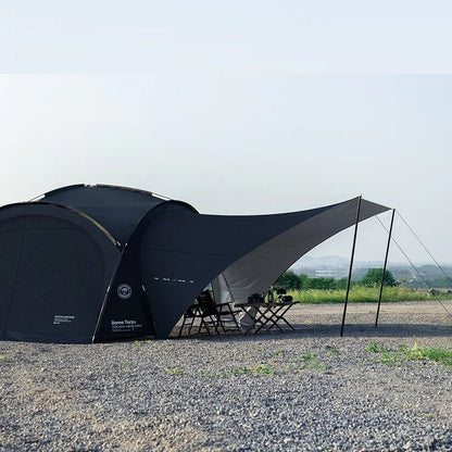 Outdoor Dome Tent With Waterproof Canopy And Optional Camping Accessories 2