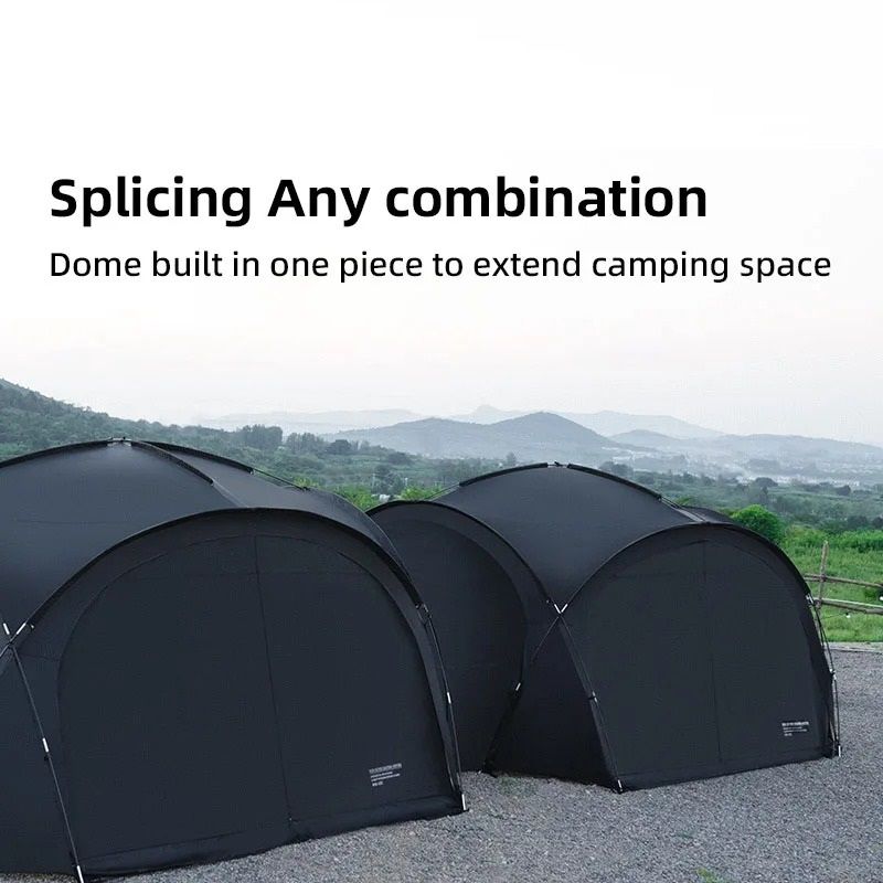 Outdoor Dome Tent With Waterproof Canopy And Optional Camping Accessories 4