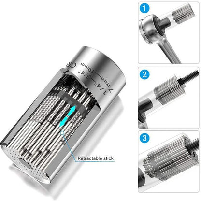 Universal Socket Wrench Power Drill Adapter Hand Tool 719mm 2