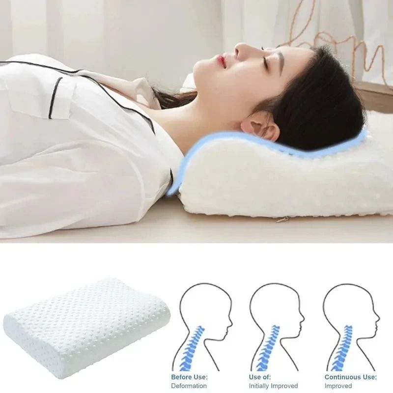 Adjustable Orthopedic Memory Foam Pillow For Side Sleepers Neck And Shoulder Support 1