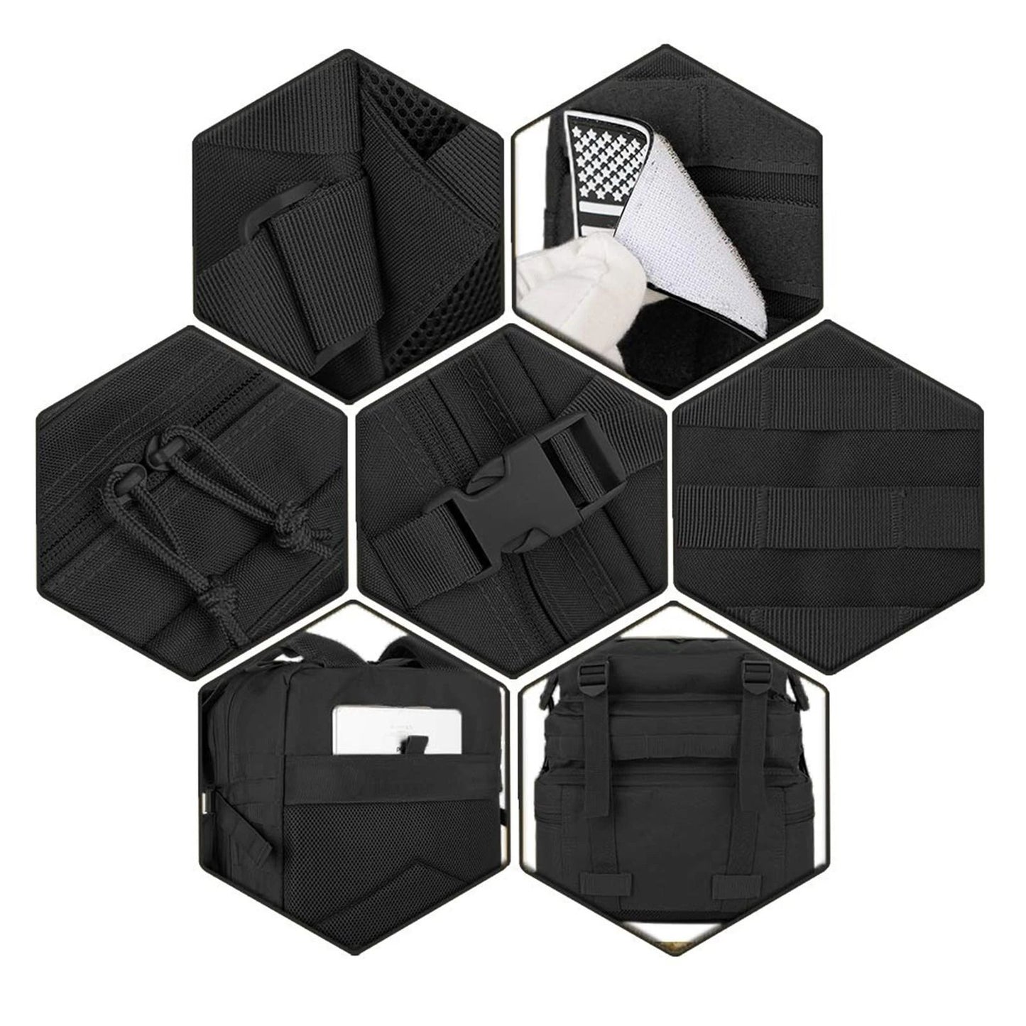 45L Tactical Backpack Molle Assault Pack Hiking Camping Bug Out Bag 4