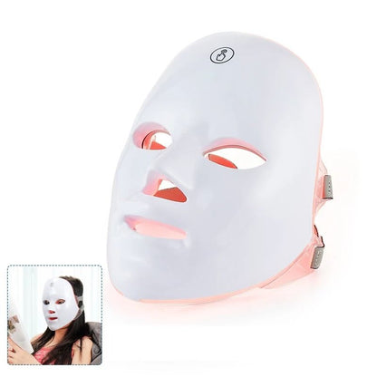Wireless LED Face And Neck Mask Skin Tightening Rejuvenation Device 1