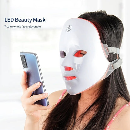 Wireless LED Face And Neck Mask Skin Tightening Rejuvenation Device 2