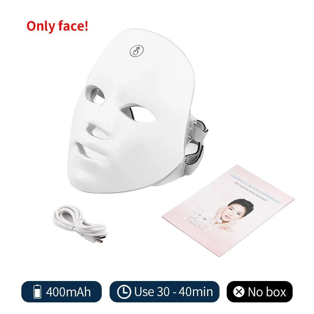 Wireless LED Face And Neck Mask Skin Tightening Rejuvenation Device 9