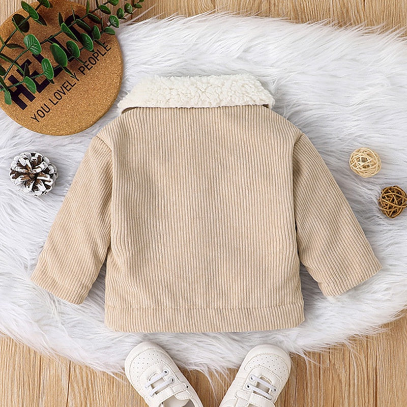 Warm Jacket Outwear For Newborn Baby Boy Casual Fashion Winter Cotton Coat With Long Sleeve Toddler 1