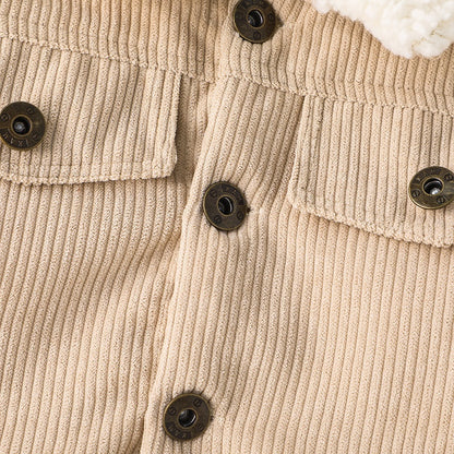 Warm Jacket Outwear For Newborn Baby Boy Casual Fashion Winter Cotton Coat With Long Sleeve Toddler 4