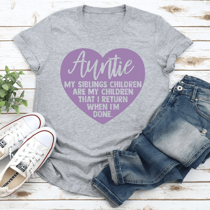 Auntie My Siblings Children Tee 1