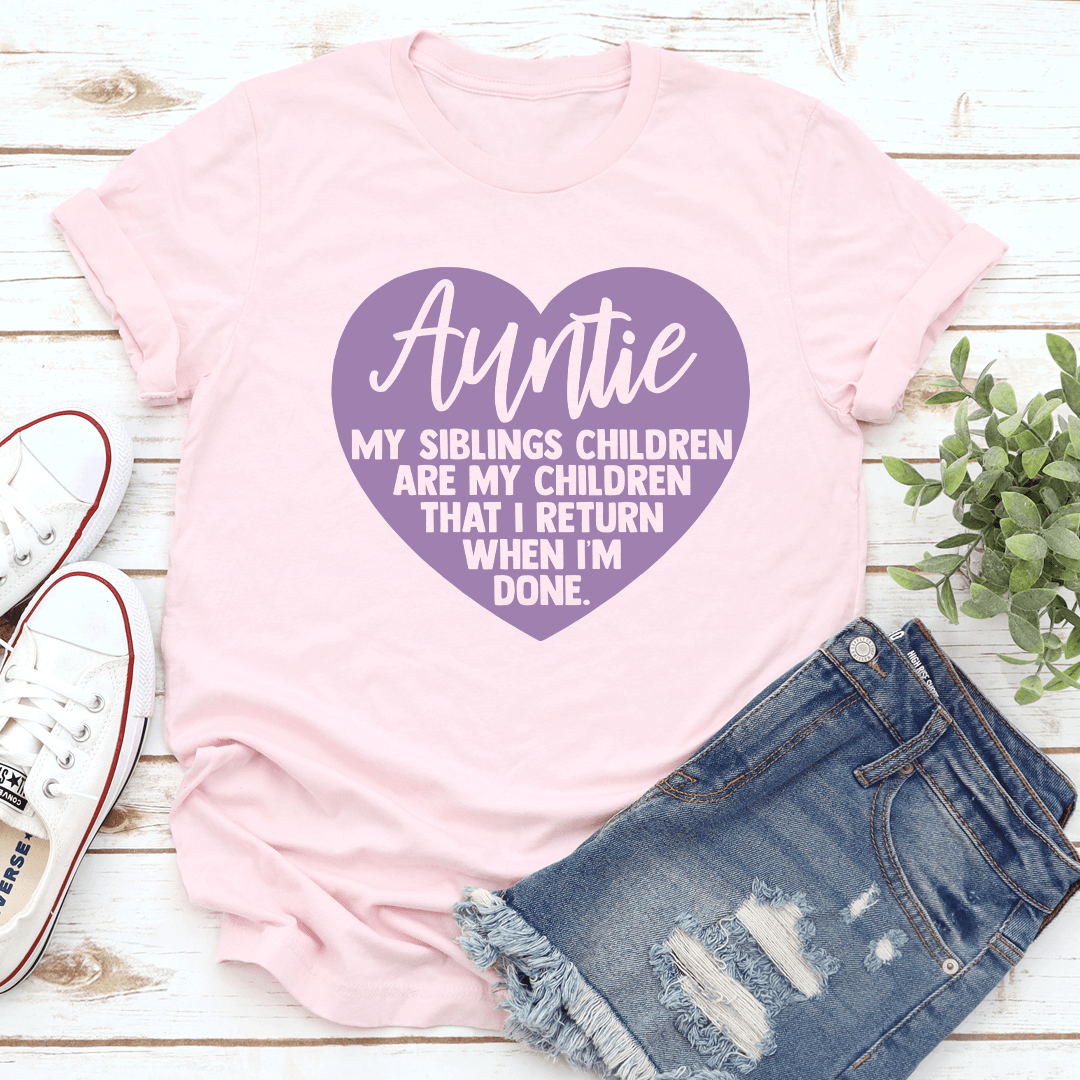 Auntie My Siblings Children Tee