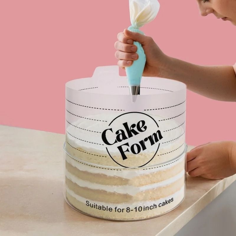 Adjustable Round Cake Ring Set For Baking And Mousse Cakes 2