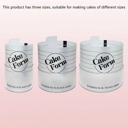 Adjustable Round Cake Ring Set For Baking And Mousse Cakes 4