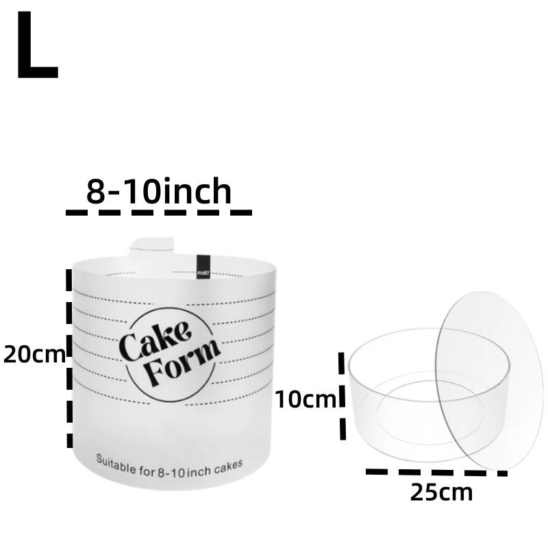 Adjustable Round Cake Ring Set For Baking And Mousse Cakes 8
