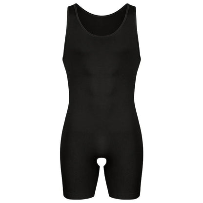 Men Compression Bodysuit Full Body Shaper Slimming Undershirt 5