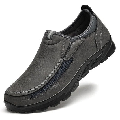 Mens Casual Handmade Loafers Comfortable Retro Breathable Flat Shoes 9
