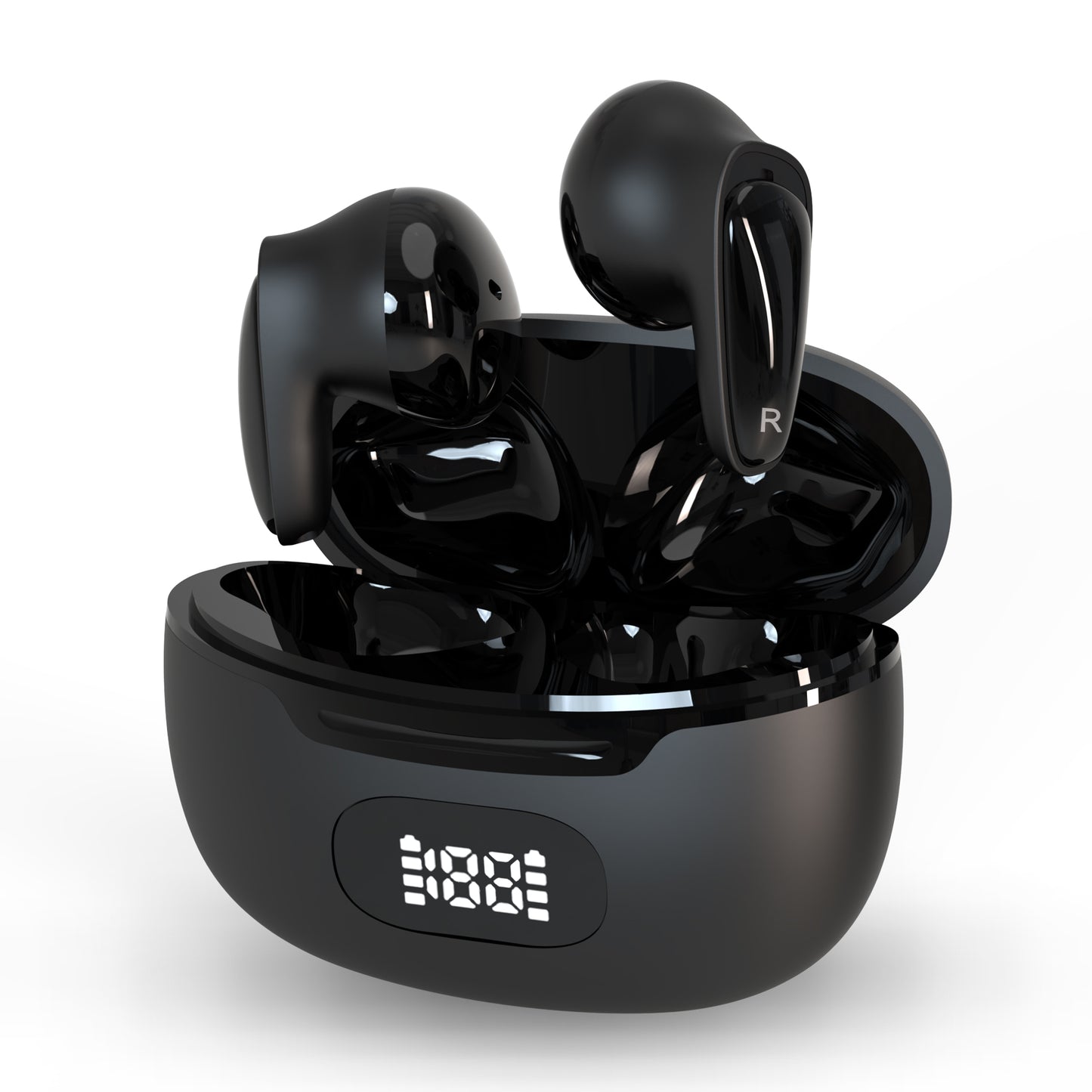Rechargeable Digital Hearing Aids with Charging Case for Seniors, Comfortable Hearing Amplifiers for Mild to Moderate