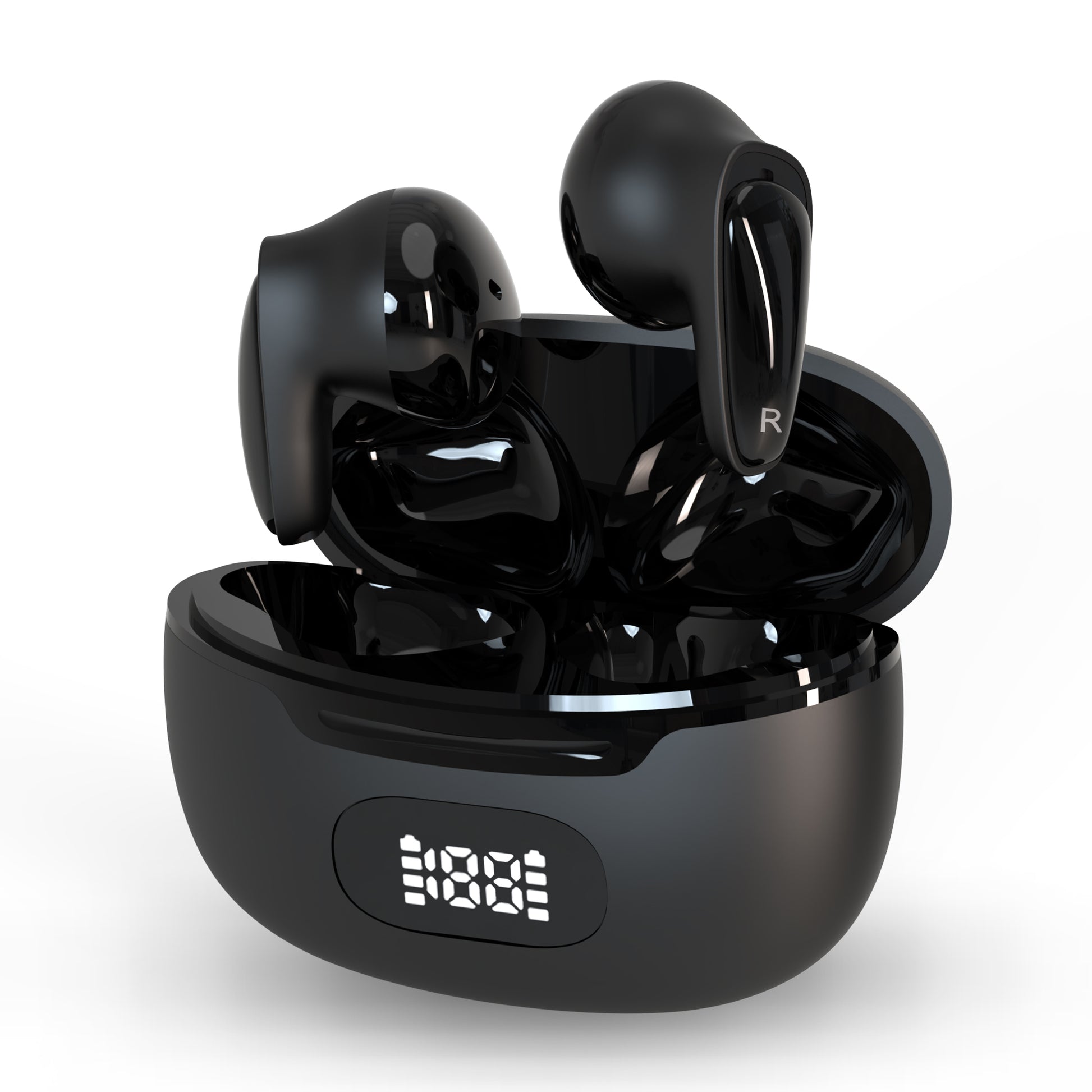 Rechargeable Digital Hearing Aids with Charging Case for Seniors, Comfortable Hearing Amplifiers for Mild to Moderate