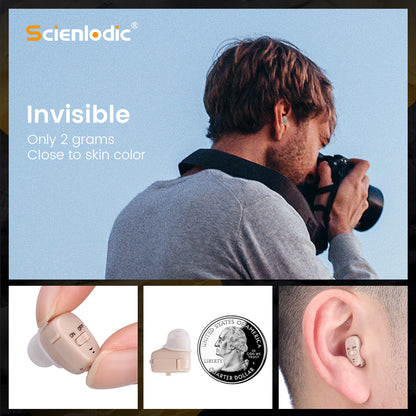 ITE Mini Digital Hearing Aid Ear For Deafness Invisible Hearing Aids For ElderlyAdults With Moderat 1