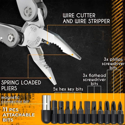 24in1 Multitool Pliers With Knife Screwdriver And Survival Tools 2