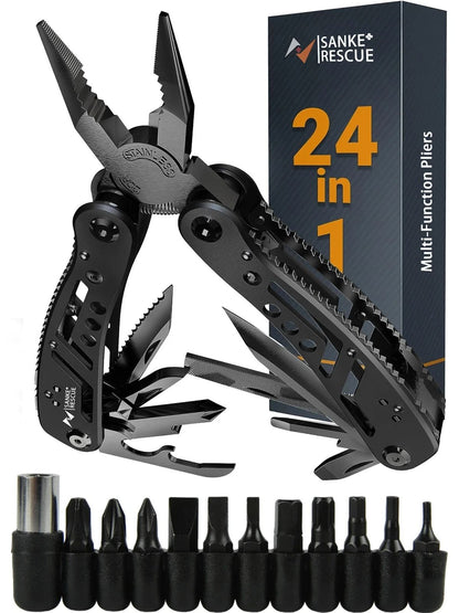 24in1 Multitool Pliers With Knife Screwdriver And Survival Tools 6