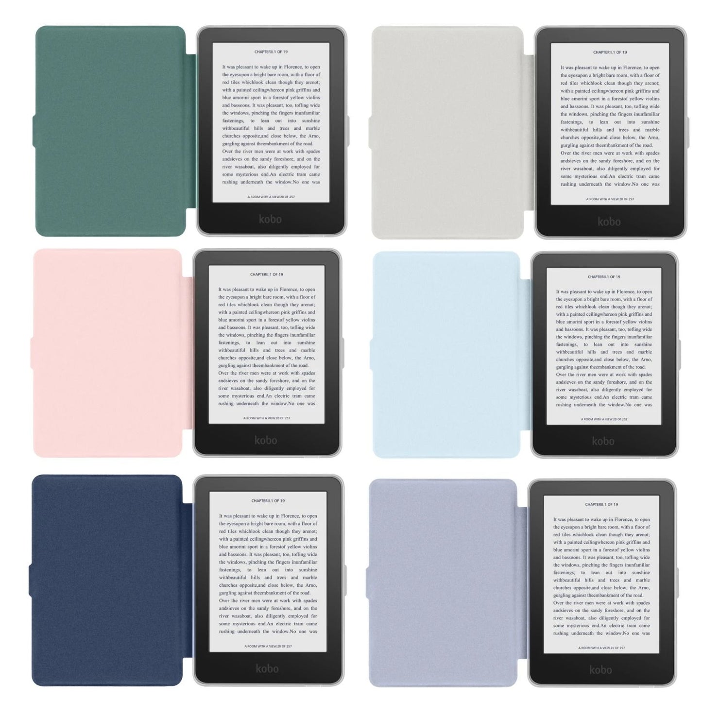 Kobo Clara BW Case With Screen Protector Auto Sleep Leather Magnetic Cover 4