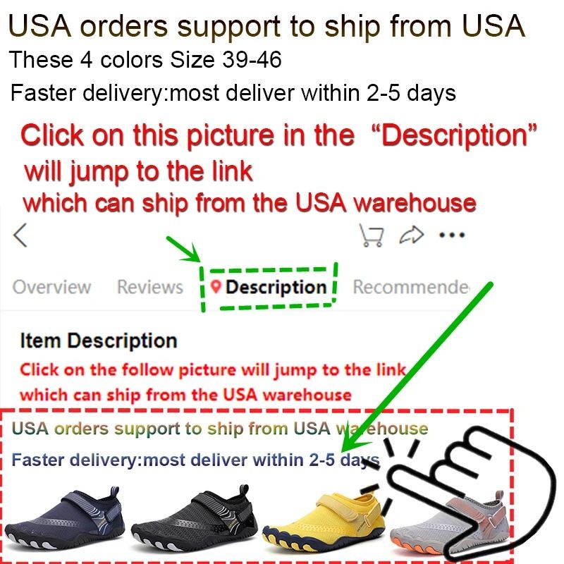 Five Finger Water Shoes Quick Dry Non Slip Barefoot Aqua Shoes For Men And Women 2