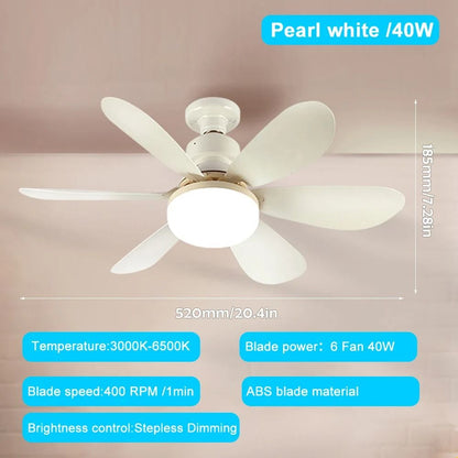 E27 Ceiling Fan Light With Remote Control And Adjustable LED Modes 8
