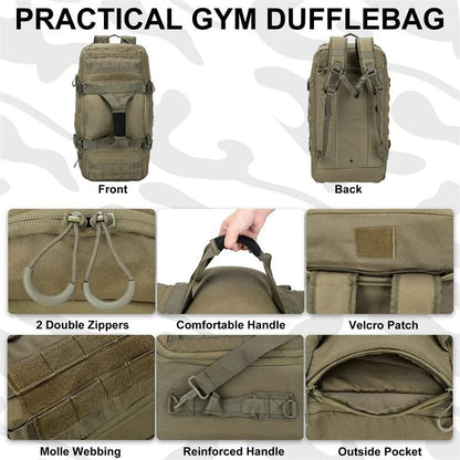 Large Tactical Duffle Backpack 30L 45L 80L Outdoor Travel And Camping Bag 3