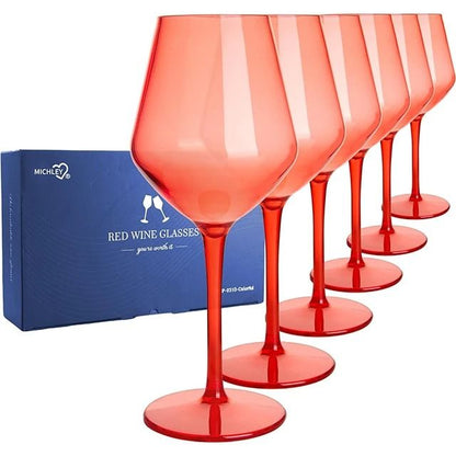 Unbreakable Tritan Wine Glass Set Dishwasher Safe And Reusable 10