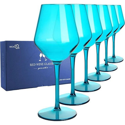 Unbreakable Tritan Wine Glass Set Dishwasher Safe And Reusable 12