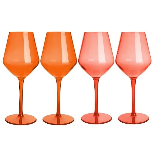 Unbreakable Tritan Wine Glass Set Dishwasher Safe And Reusable 17