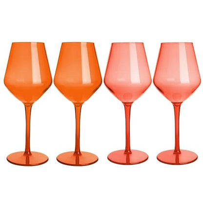 Unbreakable Tritan Wine Glass Set Dishwasher Safe And Reusable 17