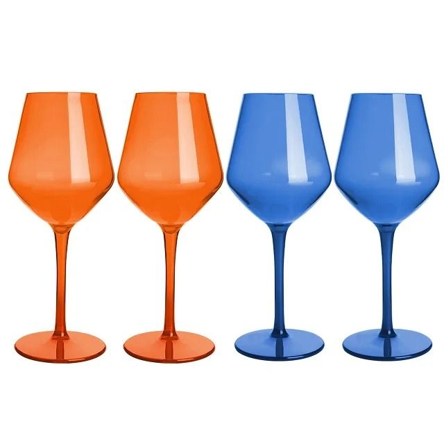 Unbreakable Tritan Wine Glass Set Dishwasher Safe And Reusable 18