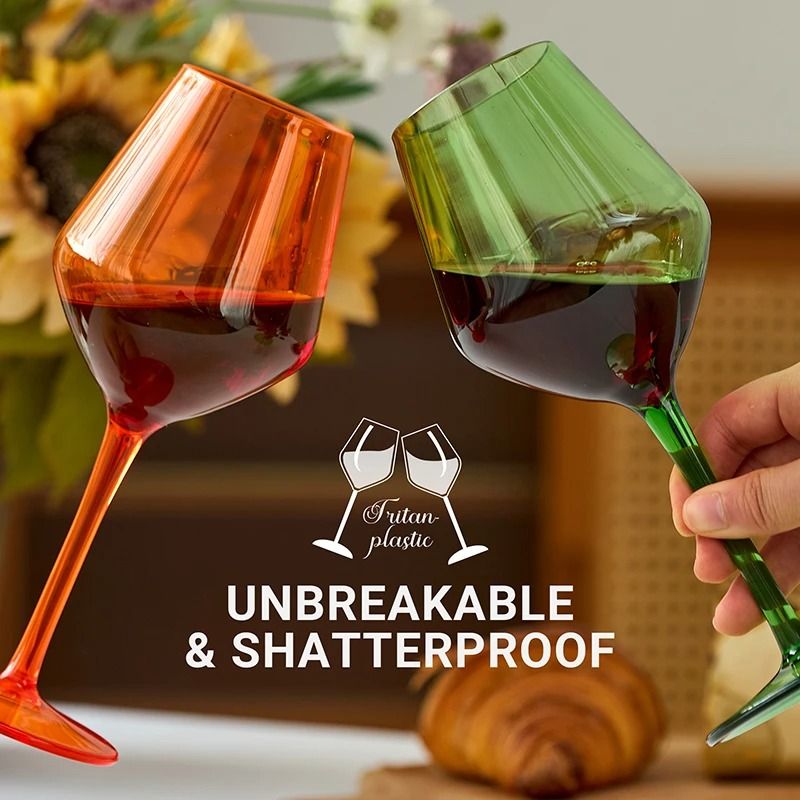 Unbreakable Tritan Wine Glass Set Dishwasher Safe And Reusable 3