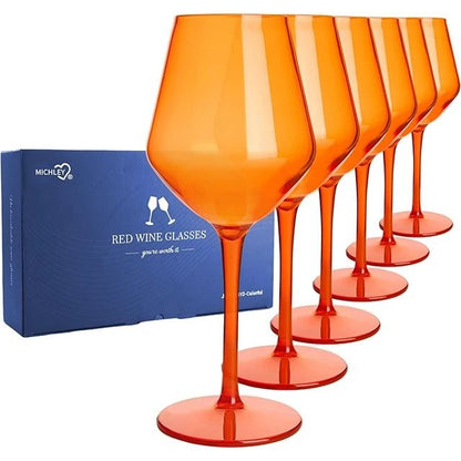 Unbreakable Tritan Wine Glass Set Dishwasher Safe And Reusable 8