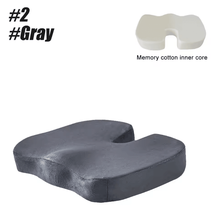 Memory Foam Coccyx Seat Cushion U Shaped Pillow For Office Chair And Car 4