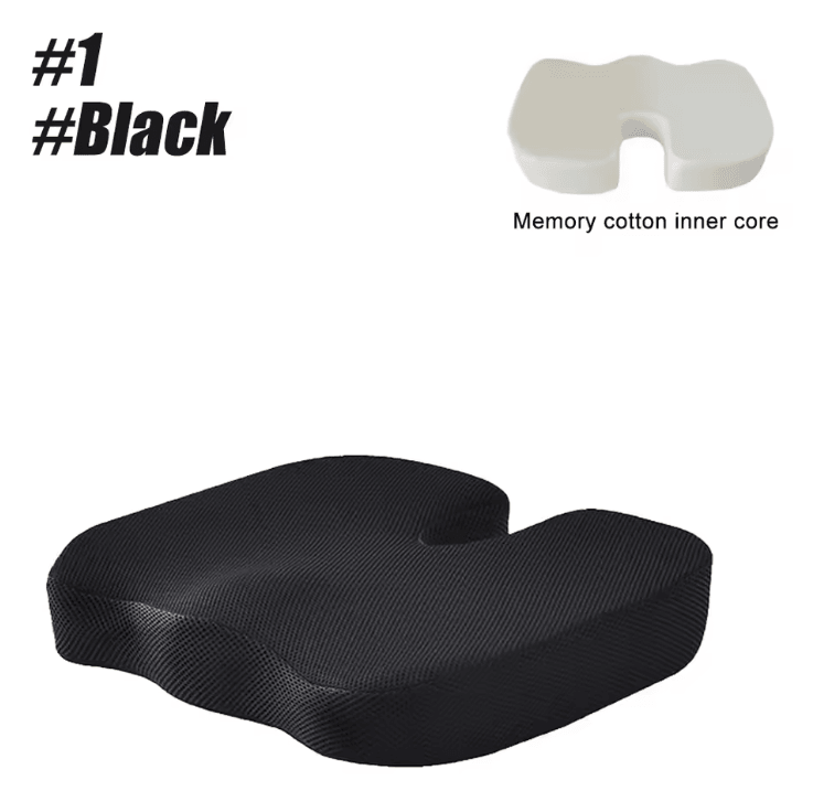 Memory Foam Coccyx Seat Cushion U Shaped Pillow For Office Chair And Car 5