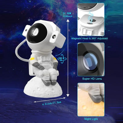 Astronaut Galaxy Projector With Bluetooth Speaker For Bedroom And Relaxation 4