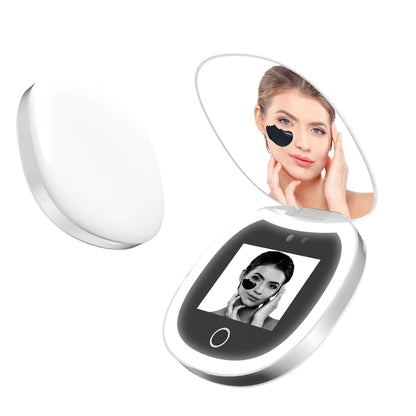 Pocket UV Sunscreen Testing Mirror with Light and 2x Magnification
