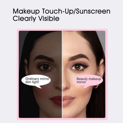 Pocket UV Sunscreen Testing Mirror With Light And 2x Magnification 2