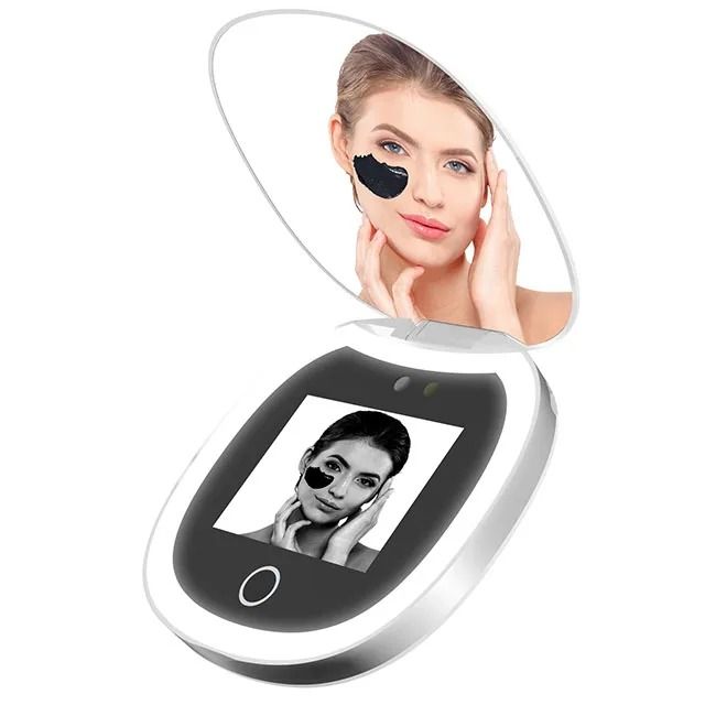 Pocket UV Sunscreen Testing Mirror With Light And 2x Magnification 6