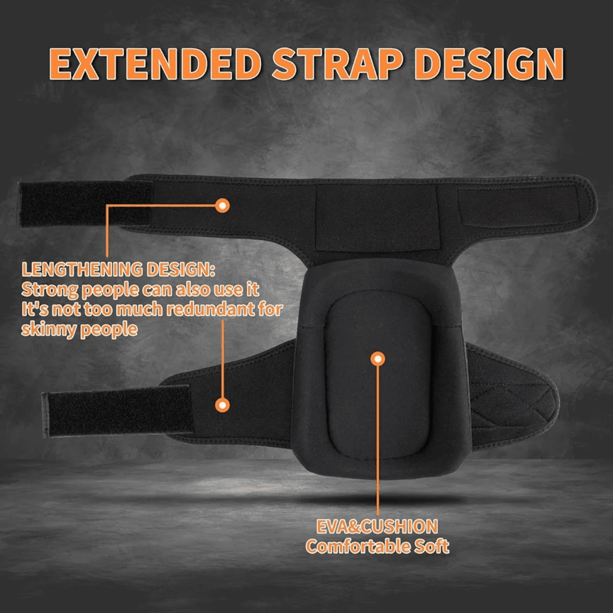 Heavy Duty Knee Pads With Gel Cushion And Anti Slip Straps For Work And Gardening 3